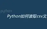 Python读取csv文件的方法