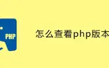 如何查看php版本?查看php版本的详细步骤分享